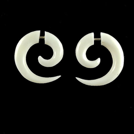 spiral earrings