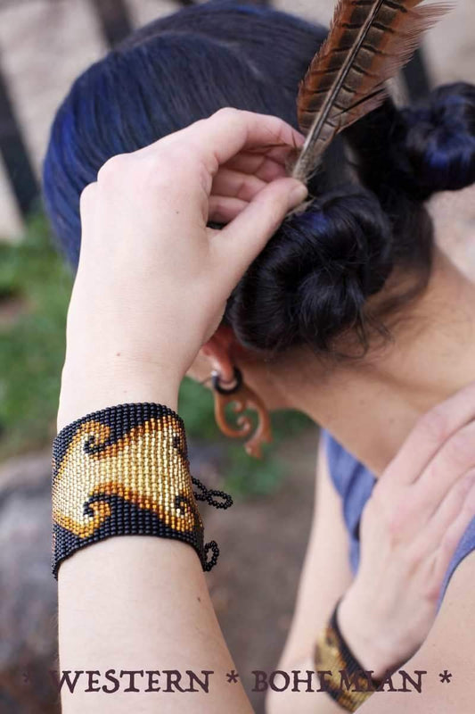 Tribal Beaded Bracelets | Boho Jewelry :|: Wave. Beaded Bracelet. | Beaded Bracelets