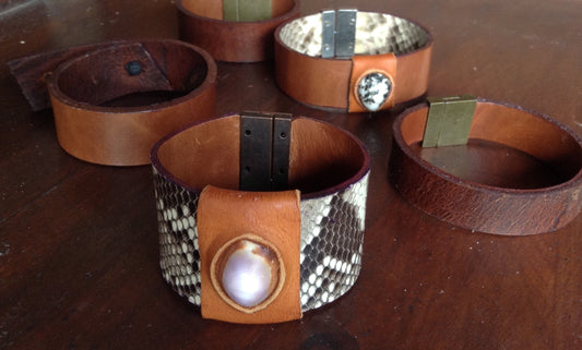 Bracelet Leather Bracelets | Handmade Leather Jewelry :|: Leather Bracelet