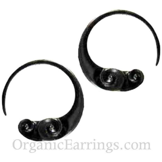 Stretcher earrings Nature Inspired Jewelry | Organic Body Jewelry :|: Cloud Dream. Horn 10g, Organic Body Jewelry. | Gauges
