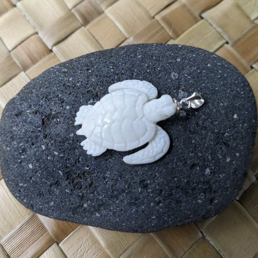 White Ocean Inspired | sea turtle necklace