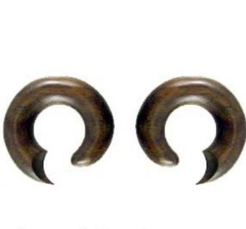 00 gauge hoop earrings