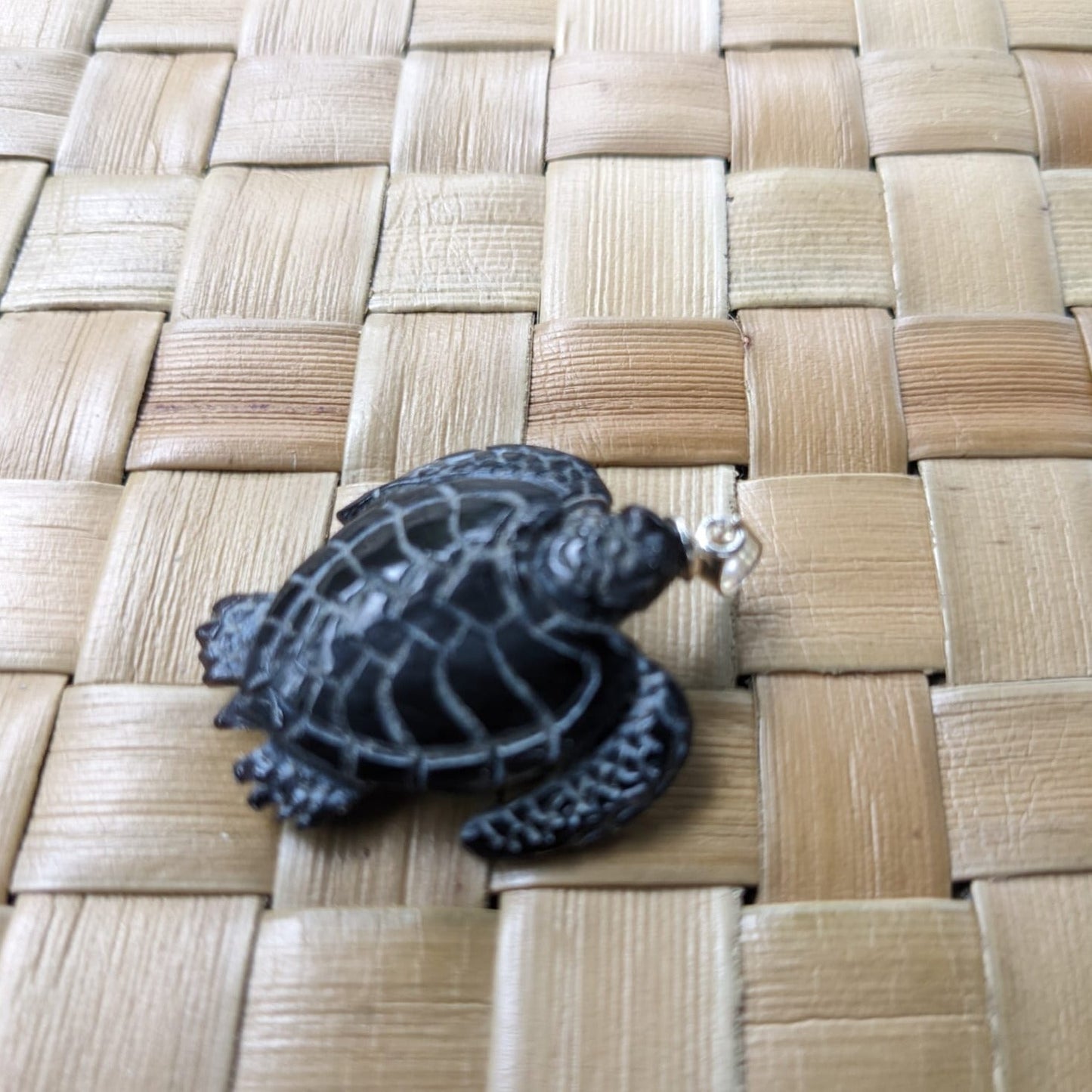 black sea turtle necklace