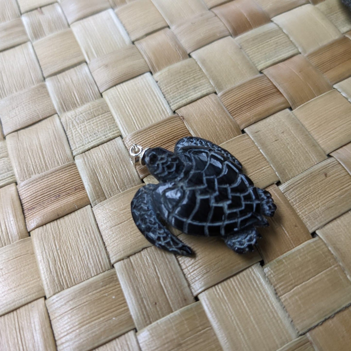 black turtle necklace