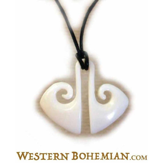Bone Carved Jewelry and Earrings | Bone Jewelry :|: Bone pendant. 3 | Tribal Jewelry