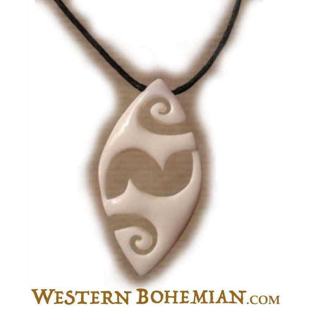 Bone Jewelry :|: Water Buffalo Bone pendant. | Tribal Jewelry 