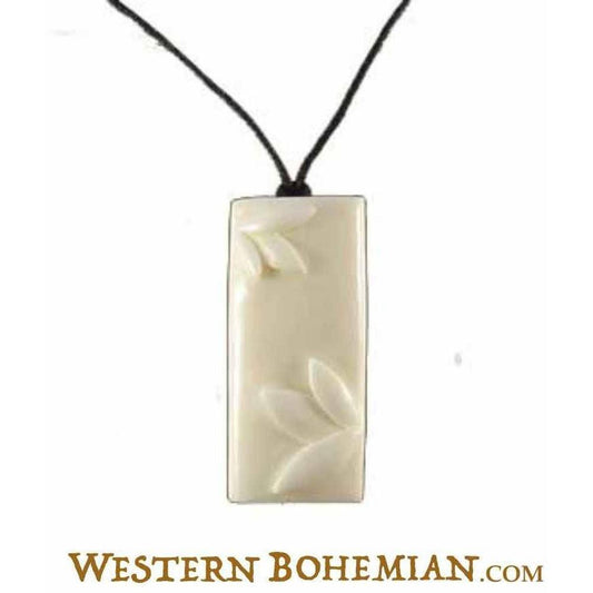 Jewelry | Tribal Jewelry :|: Water Buffalo Bone pendant. | Guys Necklaces