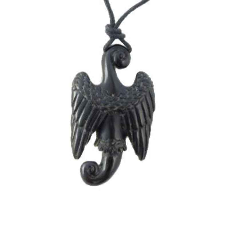Horn Jewelry :|: Seraph. Horn Necklace. Carved Jewelry. | Tribal Jewelry 