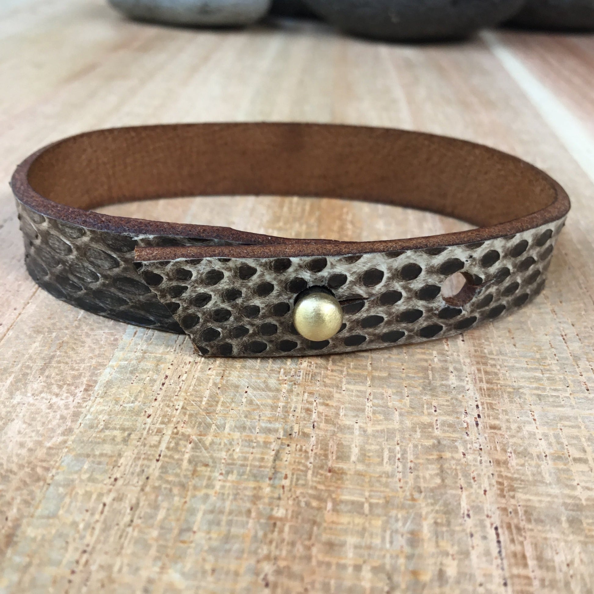 Cobra bracelet. handmade.