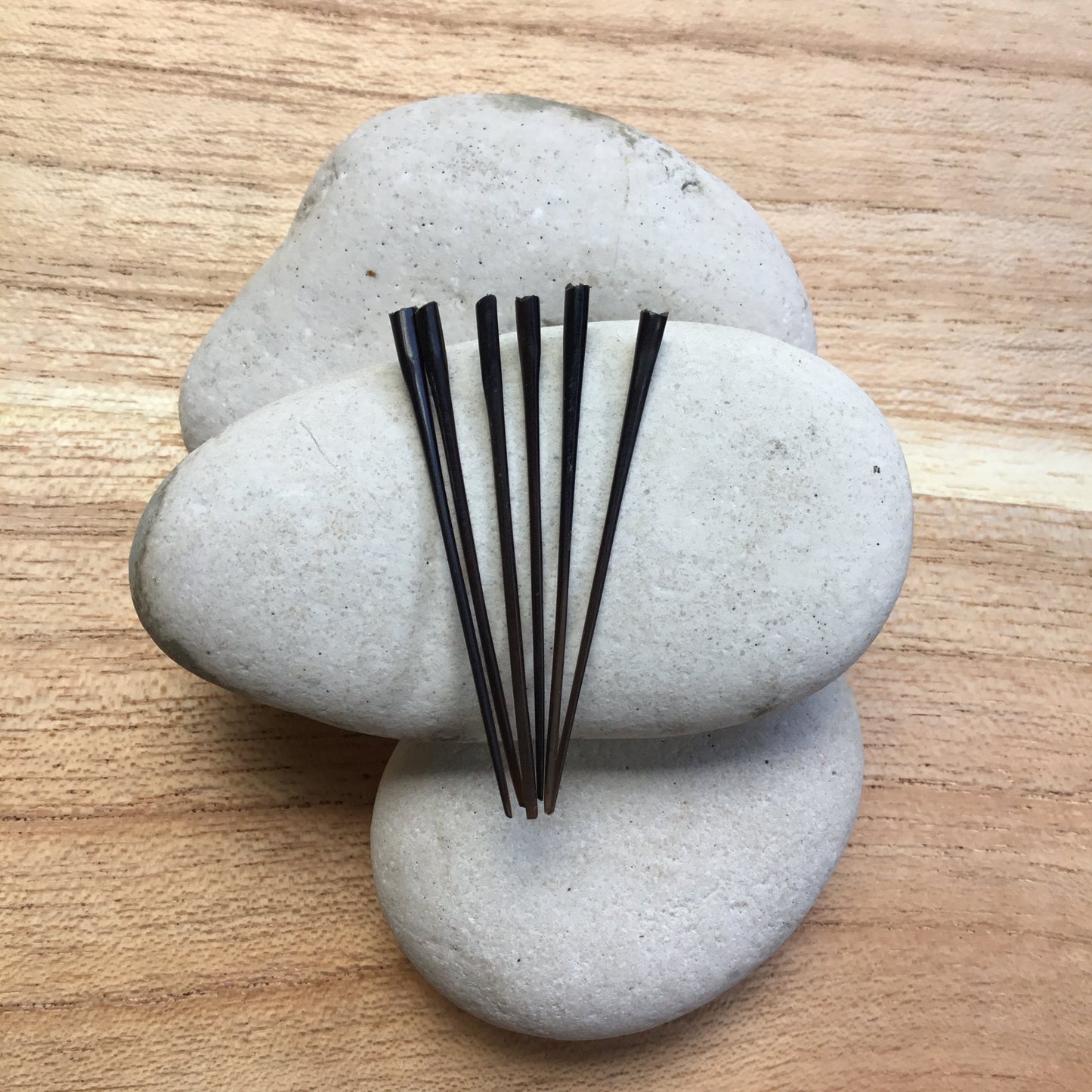 black horn replacement sticks | extra tribal earring posts