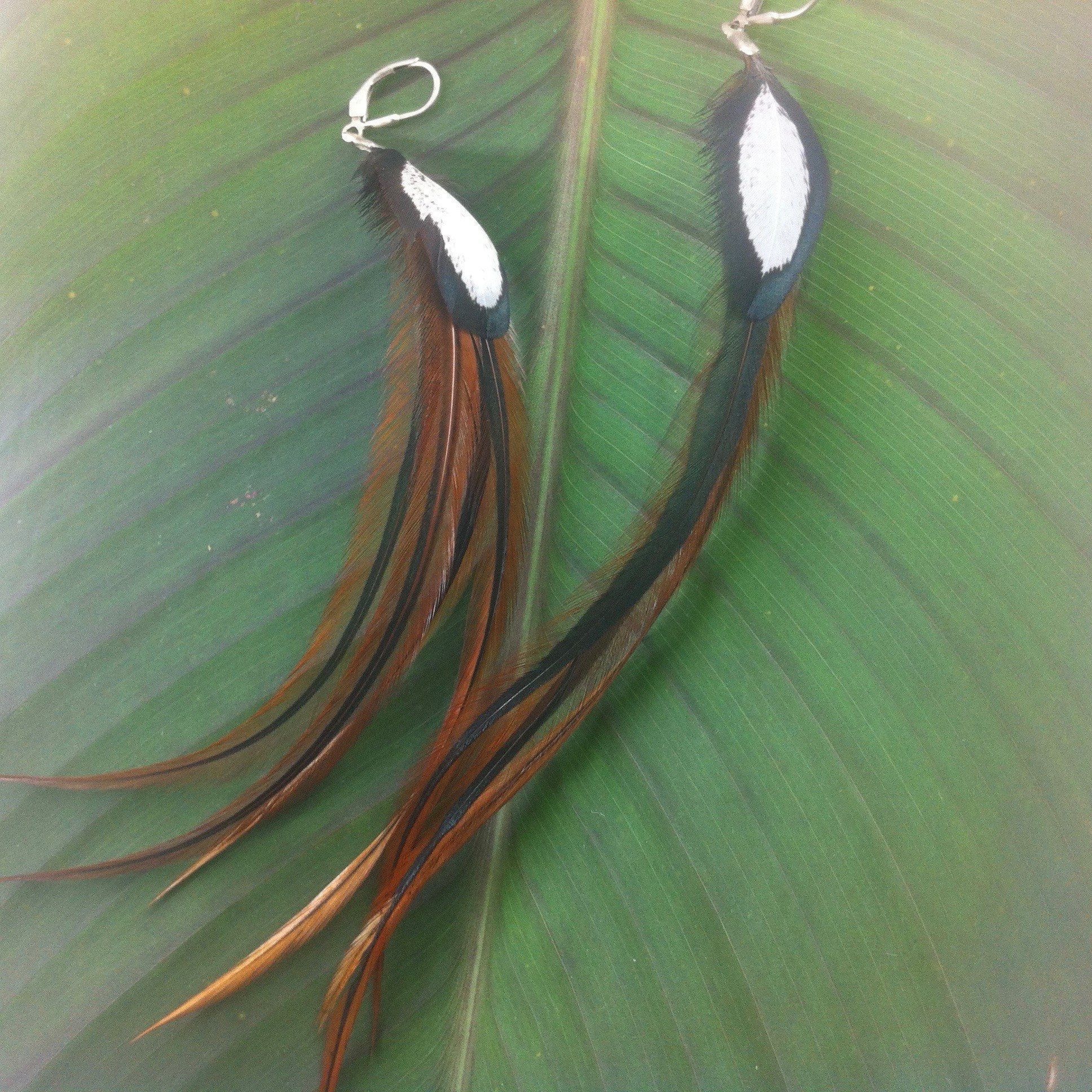 Tribal Earrings :|: Accent. | Feather Earrings