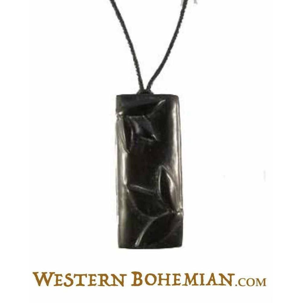 Horn Jewelry :|: Horn pendant. 14 | Tribal Jewelry