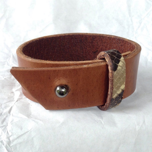 Snake Leather Bracelets | Leather Jewelry :|: Leather Bracelet