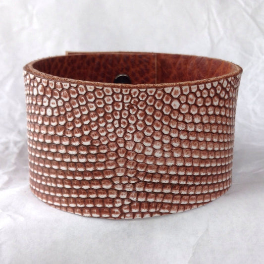 Lizard Leather Bracelets | Leather Jewelry :|: Leather Bracelet
