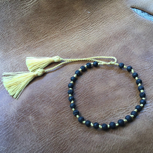 One size fits all Grounding Bracelets | Volcanic stone bracelet.