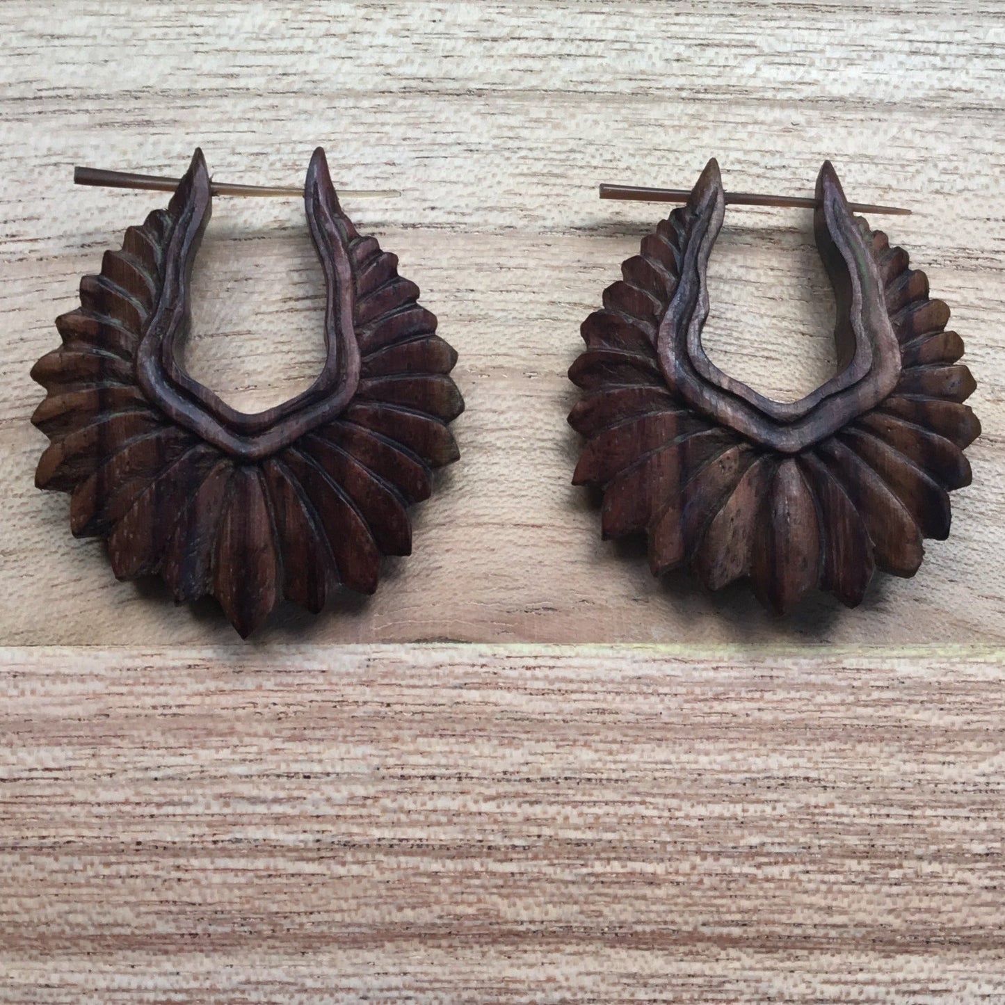 Wood Earrings.