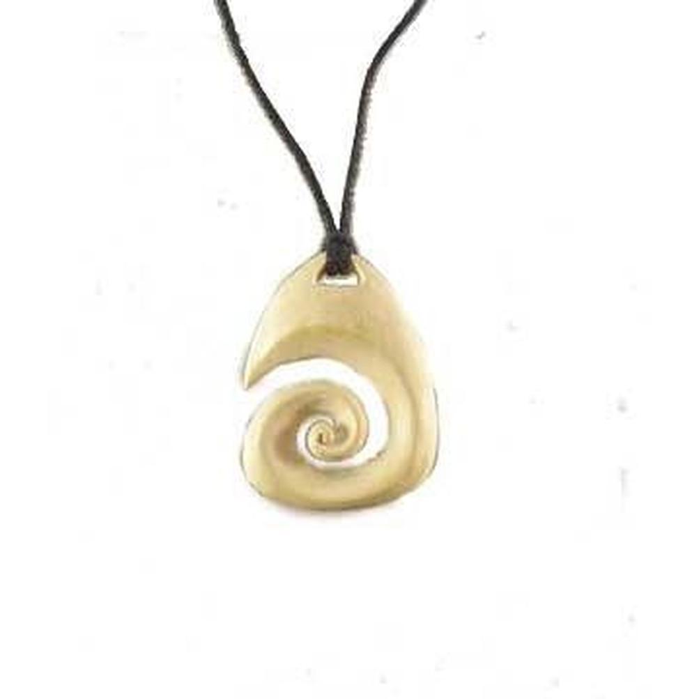 Wood Jewelry :|: Silken Ivorywood pendant. Drift. | Tribal Jewelry 