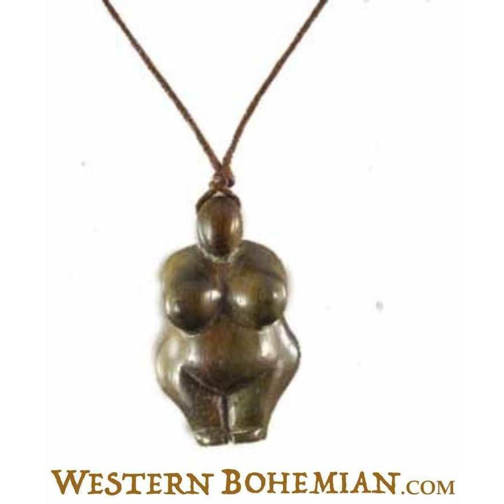 Wood Jewelry :|: Earth Goddess. Wood Necklace. Rosewood Jewelry. | Tribal Jewelry 